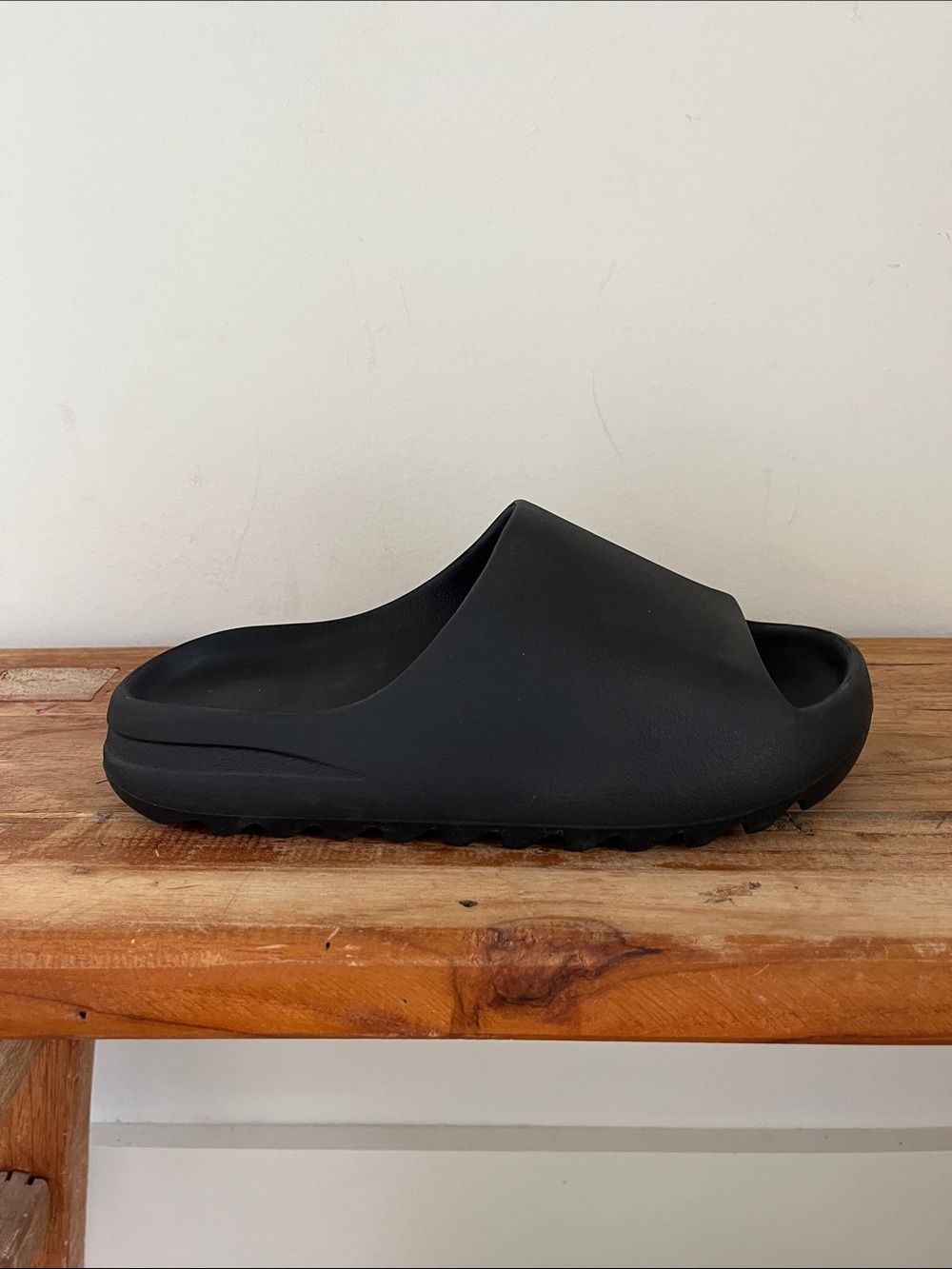 Yeezy slides / YZY YS-01 black . Size US Men 7 - Picture 2 of 7